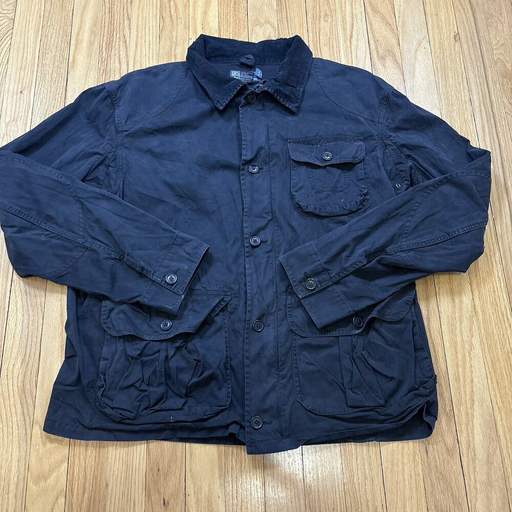 Polo Ralph Lauren Sportsman Utility Field Jacket CC5 2005 Mens Size XL Black